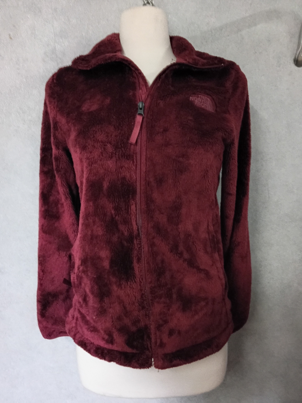 The North Face Women's Plush Full-Zip Jacket - Maroon